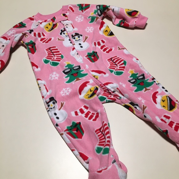 The Children's Place Other - Children's Place Christmas Pajamas Emoji PJs 6/9